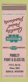 Matchbook Cover - Minnesota Paints Pimbley Paint Glass Sedalia MO