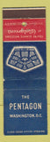 Matchbook Cover - Pentagon Washington DC Walgreens Drug Store DD Bean