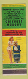 Matchbook Cover - Andrew Serraino Italian Restaurant Reading PA pinup WORN