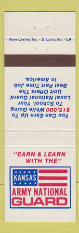 Matchbook Cover - Kansas Army National Guard