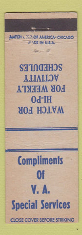 Matchbook Cover - VA Special Service Military