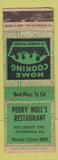 Matchbook Cover - Perry Null's Restaurant Pittsburgh PA WEAR