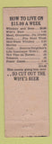 Matchbook Cover - Pat Patterson Restaurant Columbus GA WEAR