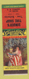Matchbook Cover - Singer's Tire Shop Catskill NY