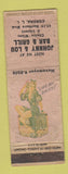 Matchbook Cover - Johnny & Lou Bar Corona LI NY pinup WORN