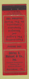 Matchbook Cover - Shriley Moisant Insurance Kankakee IL