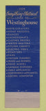 Matchbook Cover - Westinghouse Appliances Gehly's York PA