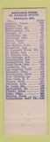 Matchbook Cover - El Rancho Motel Sedalia MO