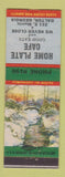 Matchbook Cover - Home Plate Cafe Dalton GA