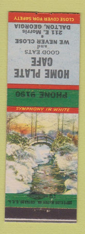 Matchbook Cover - Home Plate Cafe Dalton GA