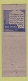 Matchbook Cover - Home Plate Cafe Dalton GA