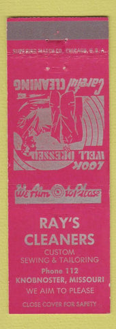 Matchbook Cover - Ray's Cleaners Knobnoster MO