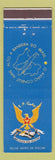 Matchbook Cover - Military Brazil Alto a Bandeira Do Brasil Aviao Conduz Mais