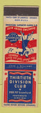 Matchbook Cover - 14th Division Club Portsmouth VA dancing