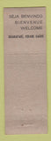 Matchbook Cover - Military? Brazil Brasil Bataclan Guarapari