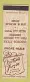 Matchbook Cover - Westgate Tavern Lansing MI