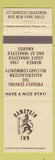 Matchbook Cover - Ramstein Inn Billeting Military Base