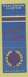 Matchbook Cover - Royal Cananadian Air Force Station Clinton Canada