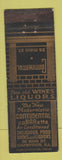 Matchbook Cover - Coninental Cabarette Champaign IL