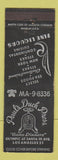 Matchbook Cover - Paul's Duck Press Los Angeles CA