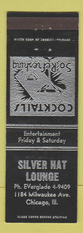 Matchbook Cover - Silver Hat Lounge Chicago IL