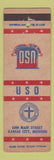 Matchbook Cover - USO Club National Catholic Community Service Kansas City MO #1