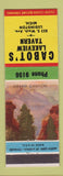 Matchbook Cover - Cabot's Lakeview Tavern Ludington MI