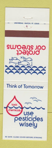Matchbook Cover - Protect Streams Use Pesticides Wisely