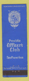 Matchbook Cover - Presidio Officer's Club San Francisco CA