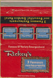 Matchbook Cover - Ricky's Restaurants Palo Alto San Francisco CA 40 Strike
