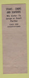 Matchbook Cover - Kiefer's Tavern Cleveland OH