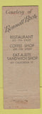 Matchbook Cover - Bennett Bros Restaurants Denver Colorado Ordnance Plant