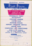 Matchbook Cover - Hyatt House Hotel San Francisco CA WEAR 40 Strike
