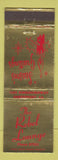 Matchbook Cover - Rebel Lounge Shreveport LA Christmas