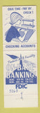 Matchbook Cover - First National Bank Midwest City OK