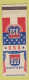 Matchbook Cover - USO Canteen Sterling Trucks Milwaukee WI