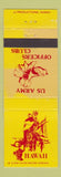Matchbook Cover - US Army Officers Club Hawaii WEAR