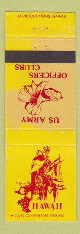 Matchbook Cover - US Army Officers Club Hawaii WEAR