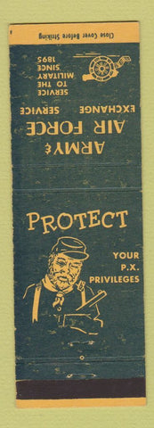 Matchbook Cover - Army Air Force Exchange PX Tads Huntington Station LI NY