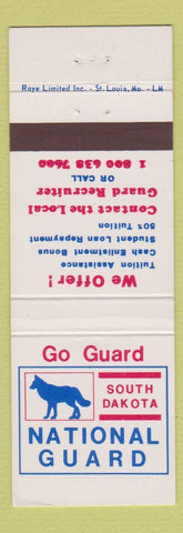 Matchbook Cover - South Dakota National Guard SD