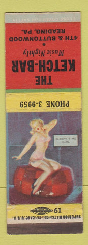 Matchbook Cover - The Kitchen Bar Reading PA pinup