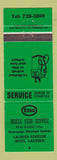 Matchbook Cover - Esso oil gas Daigle Laurier Station QC
