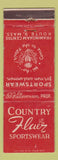 Matchbook Cover - Country Flair Sportswear Clothes Framingham MA WEAR