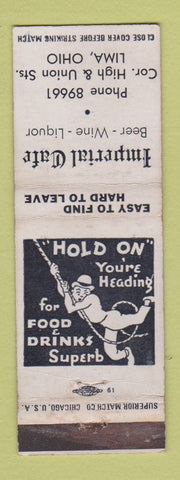 Matchbook Cover - Imperial Cafe Lima OH WEAR
