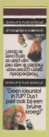 Matchbook Cover - 7Up Soda Foreign WEAR