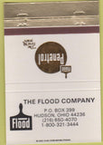 Matchbook Cover - The Flood Co Hudson OH 40 Strike
