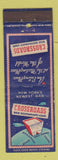 Matchbook Cover - Crossroads Bar Restaurant Cafe New York City