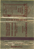Matchbook Cover - Skorpio's Greek Restaurant Santa Monica CA 40 Strike
