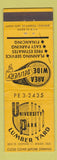 Matchbook Cover - University Park Lumber Yard Denver Colorado