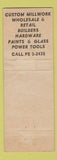 Matchbook Cover - University Park Lumber Yard Denver Colorado